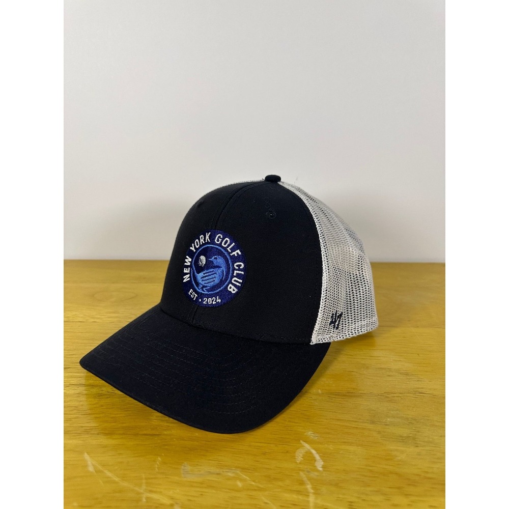47 Trucker Hat Mens Womens OSFA New York Golf Club Embroidered Patch Adjustable